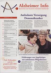Cover der Alzheimer-Info 1/03