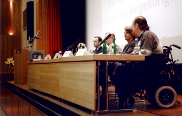 Podium zum 1. Alzheimer-Symposium in der Urania